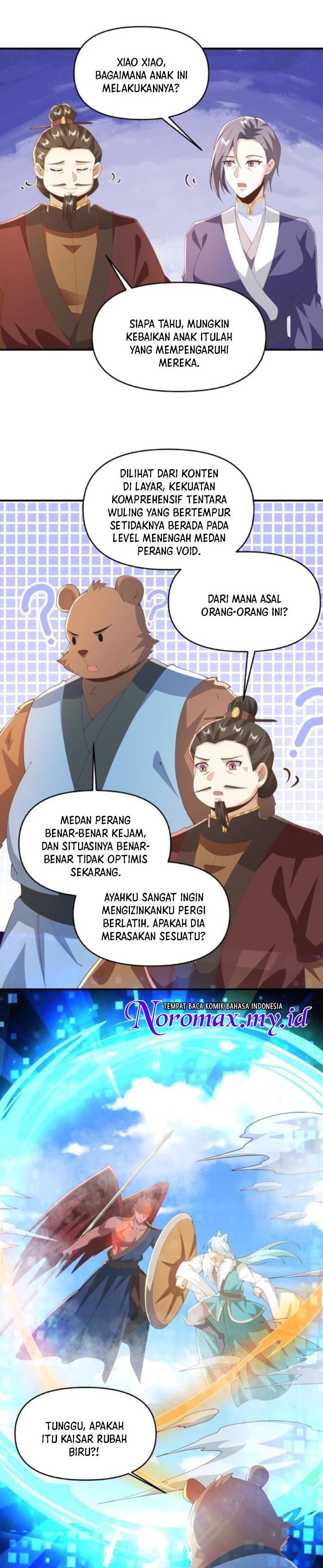 It’s Over! The Queen’s Soft Rice Husband is Actually Invincible Chapter 368 Bahasa Indonesia