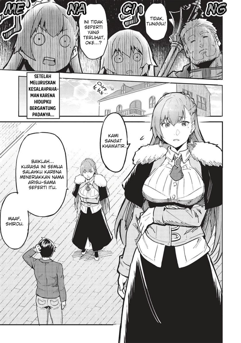 Itsu Demo Jitaku ni Kaereru Ore wa, Isekai de Gyoushoujin o Hajimemashita Chapter 39 Bahasa Indonesia