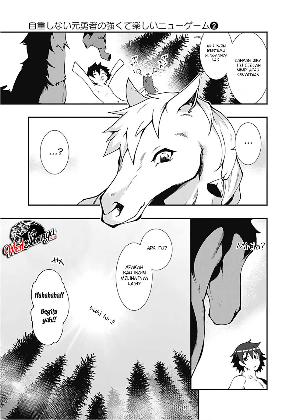 Jichou shinai Motoyuusha no Tsuyokute Tanoshii New Game Chapter 17 Bahasa Indonesia