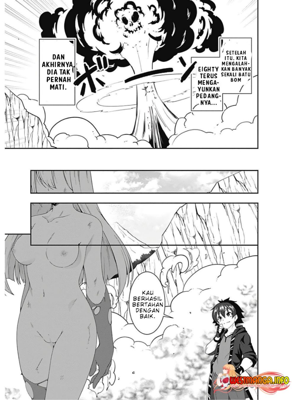 Jichou shinai Motoyuusha no Tsuyokute Tanoshii New Game Chapter 83 Bahasa Indonesia