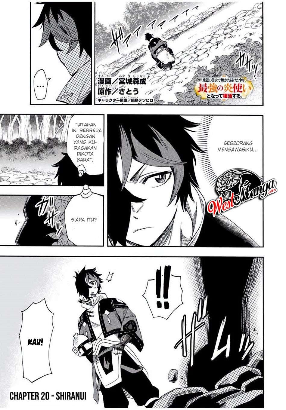 Jigoku no Gouka de Yaka re Tsuzuketa Shounen. Saikyou no Honou Tsukai to Natte Fukkatsu Suru. chapter 20