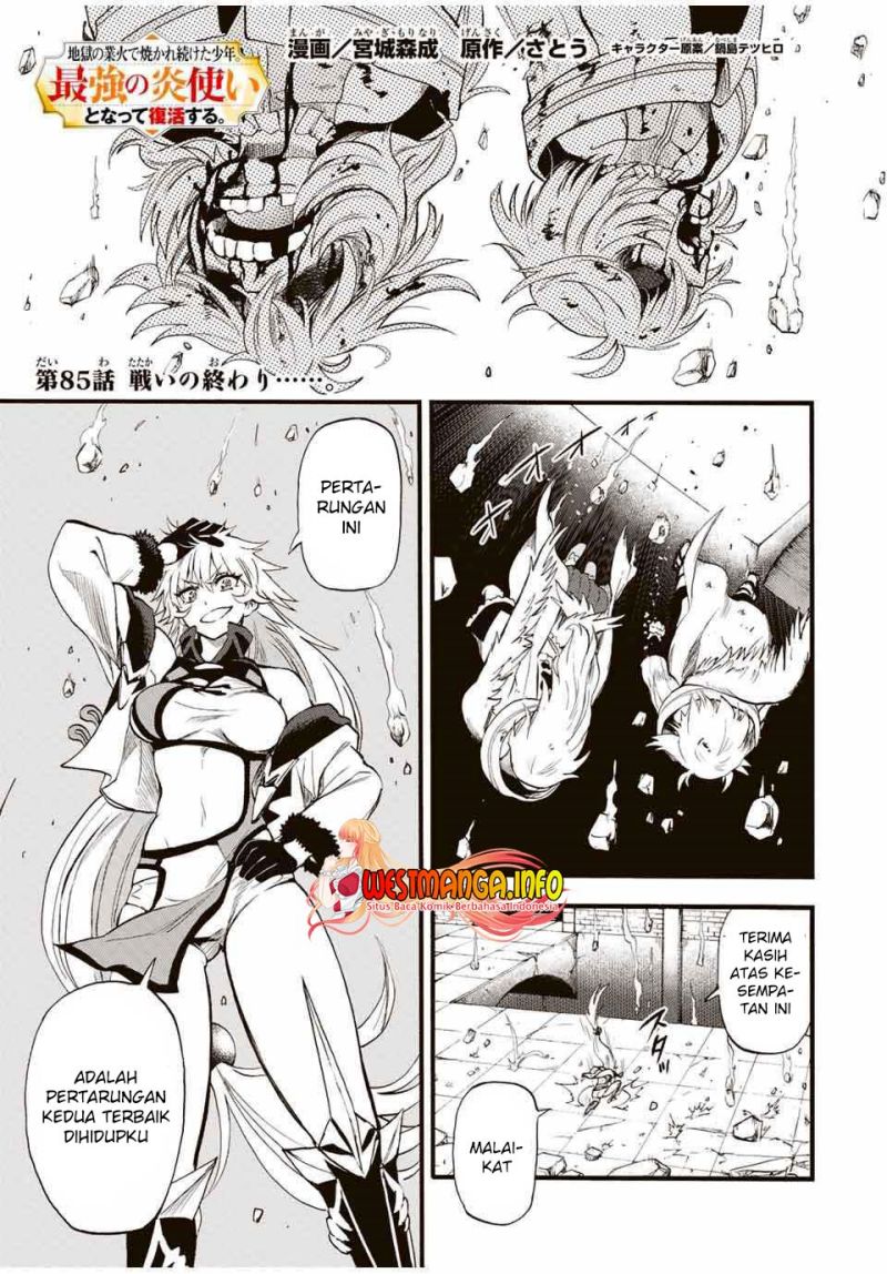 Jigoku no Gouka de Yaka Chapter 85 Bahasa Indonesia