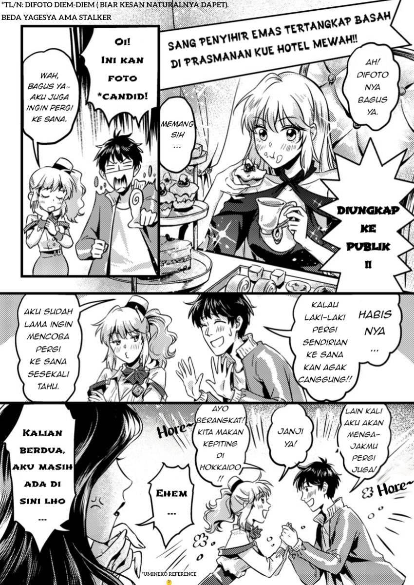 Jigoku no Sata mo Ougon Shidai Chapter 06.1 Bahasa Indonesia