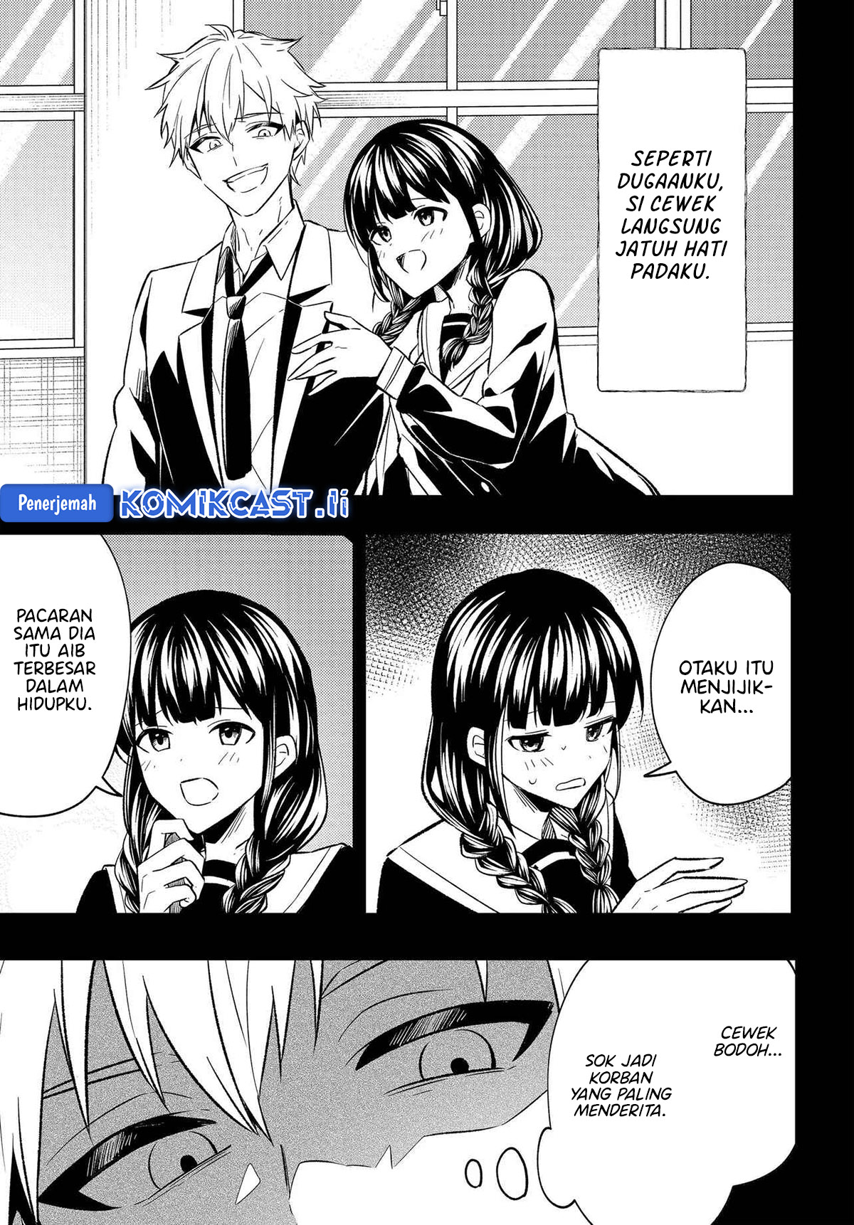 Jinsei Gyakuten Uwaki Sare, Enzai o Kiserareta Ore ga, Gakuen Ichi no Bishoujo ni Natsukareru Chapter 03 Bahasa Indonesia
