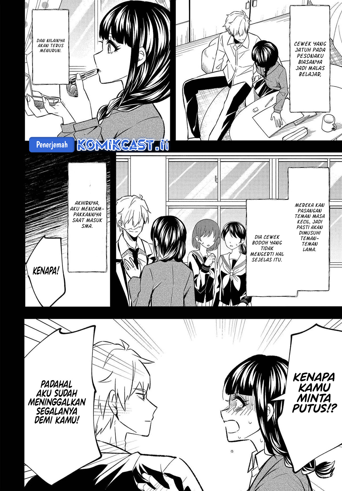 Jinsei Gyakuten Uwaki Sare, Enzai o Kiserareta Ore ga, Gakuen Ichi no Bishoujo ni Natsukareru Chapter 03 Bahasa Indonesia