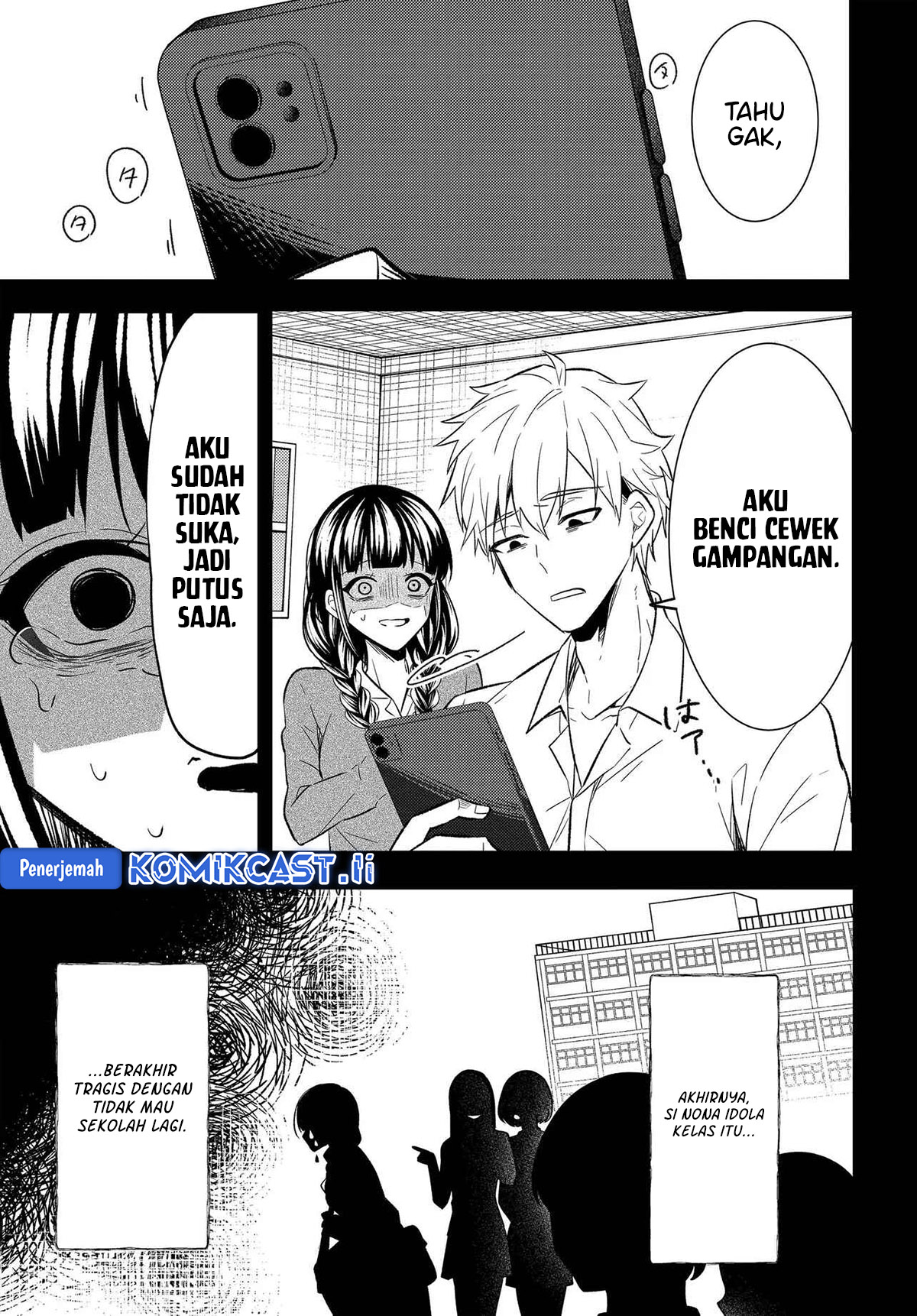 Jinsei Gyakuten Uwaki Sare, Enzai o Kiserareta Ore ga, Gakuen Ichi no Bishoujo ni Natsukareru Chapter 03 Bahasa Indonesia