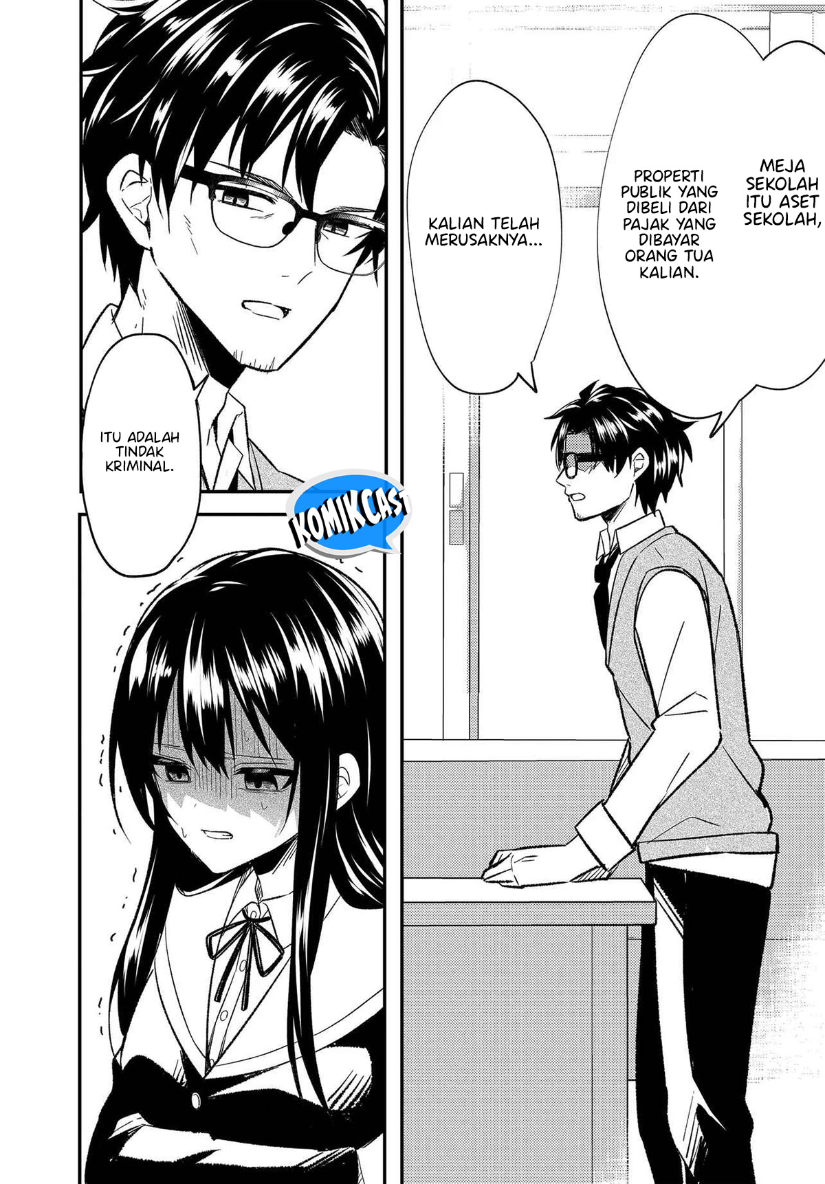 Jinsei Gyakuten Uwaki Sare, Enzai o Kiserareta Ore ga, Gakuen Ichi no Bishoujo ni Natsukareru Chapter 03 Bahasa Indonesia