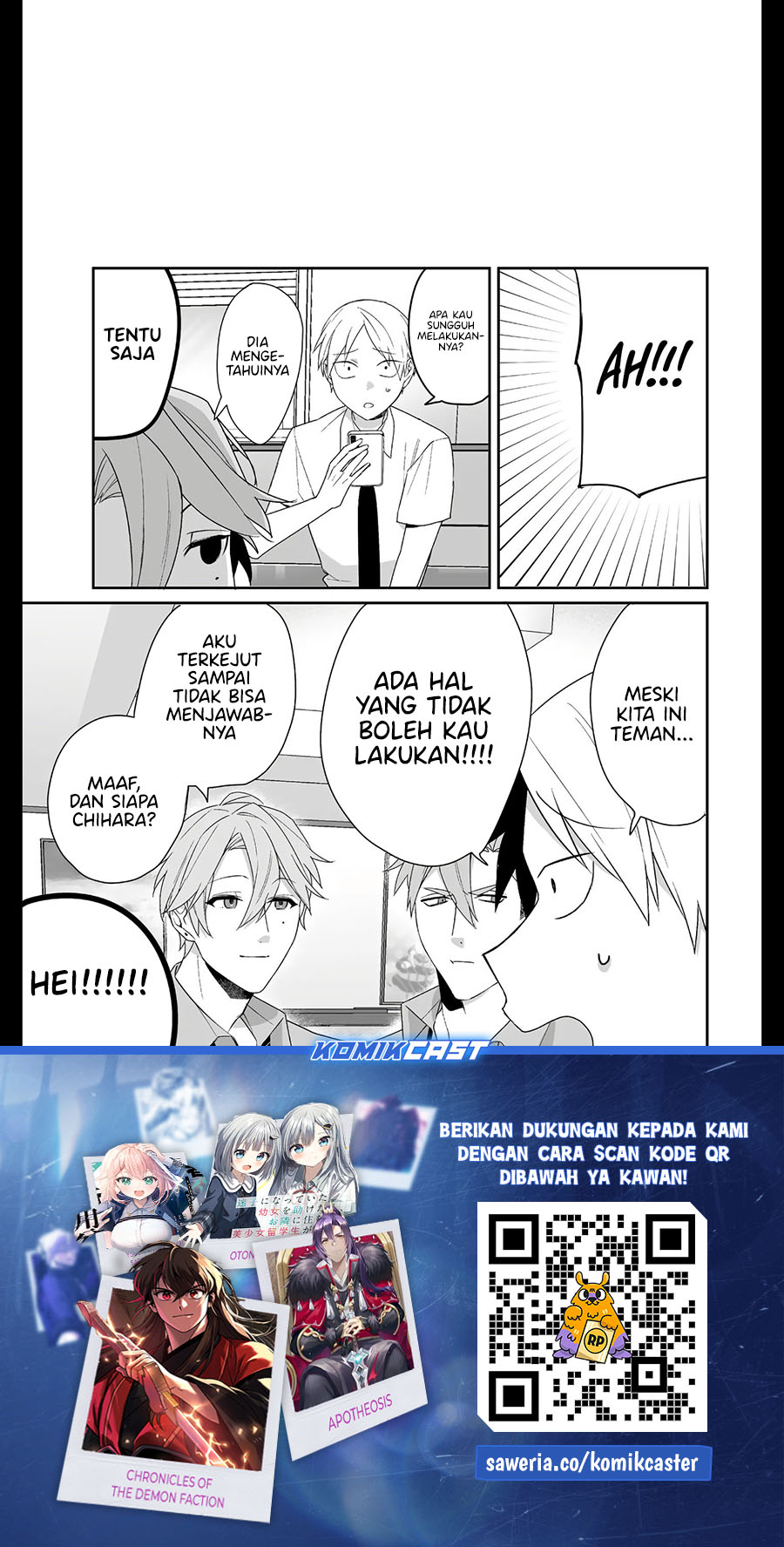 Jirai Nandesuka? Chihara-san Chapter 31 Bahasa Indonesia