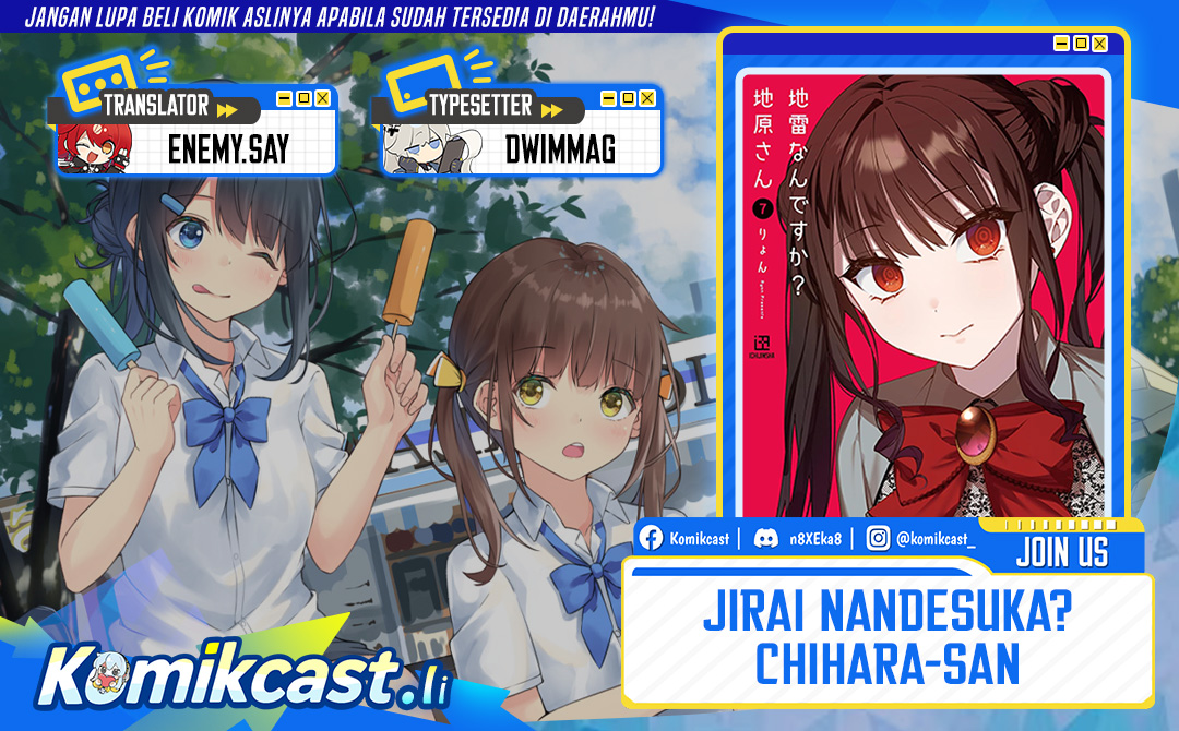 Jirai Nandesuka? Chihara-san Chapter 85 Bahasa Indonesia