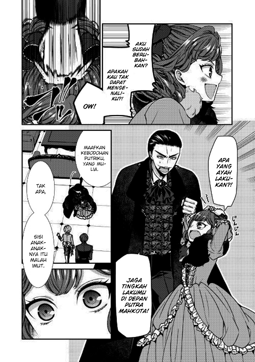 Jishou Akuyaku Reijou na Konyakusha no Kansatsu Kiroku Chapter 01 Bahasa Indonesia