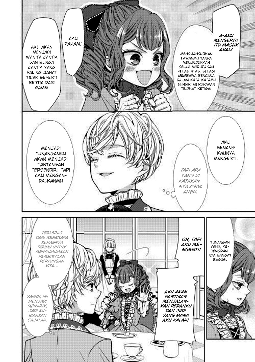 Jishou Akuyaku Reijou na Konyakusha no Kansatsu Kiroku Chapter 01 Bahasa Indonesia