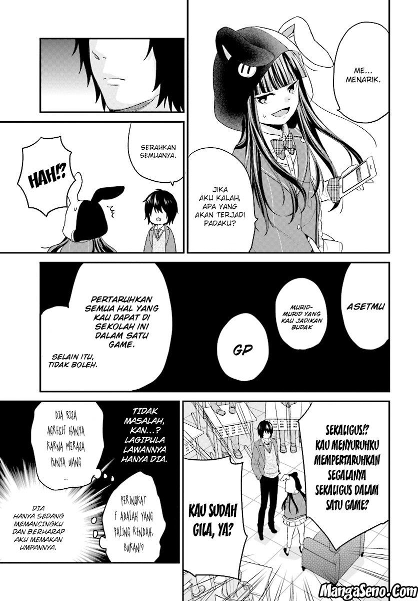 Jishou F-Rank no Oniisama ga Game de Hyouka sareru Gakuen no Chouten ni Kunrin suru Sou desu yo? Chapter 10 Bahasa Indonesia