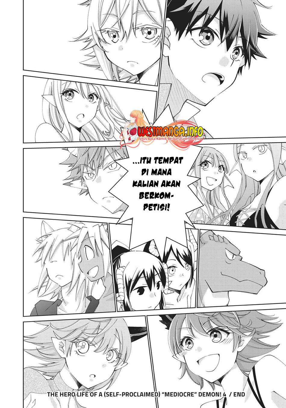 Jishou! Heibon Mazoku no Eiyuu Life Chapter 33 Bahasa Indonesia