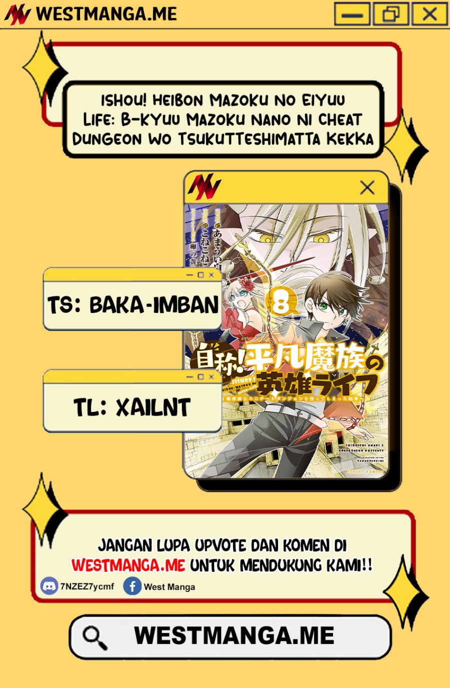Jishou! Heibon Mazoku no Eiyuu Life: B-kyuu Mazoku nano ni Cheat Dungeon wo Tsukutteshimatta Kekka chapter 53