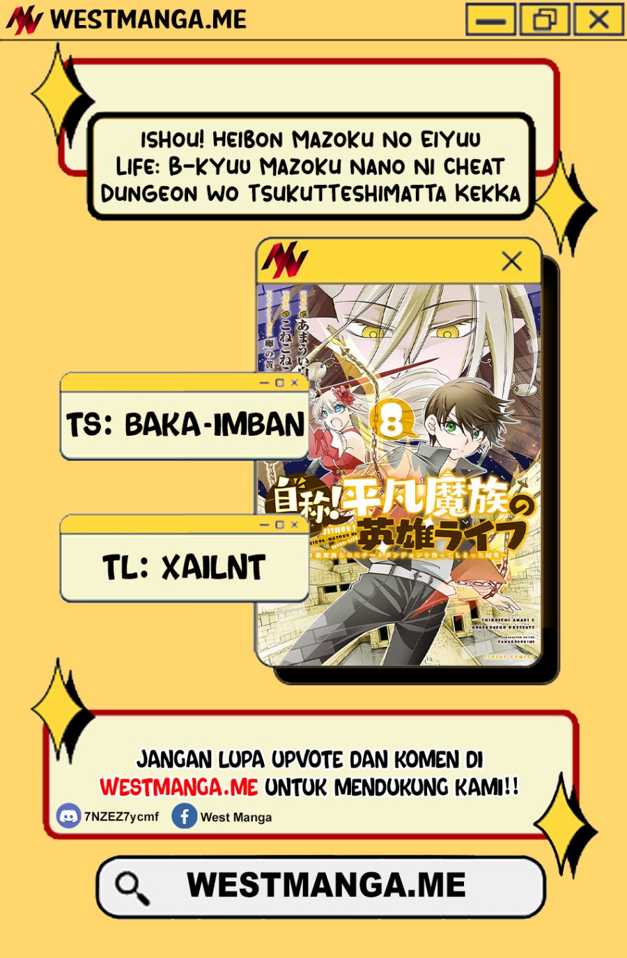 Jishou! Heibon Mazoku no Eiyuu Life: B-kyuu Mazoku nano ni Cheat Dungeon wo Tsukutteshimatta Kekka chapter 55