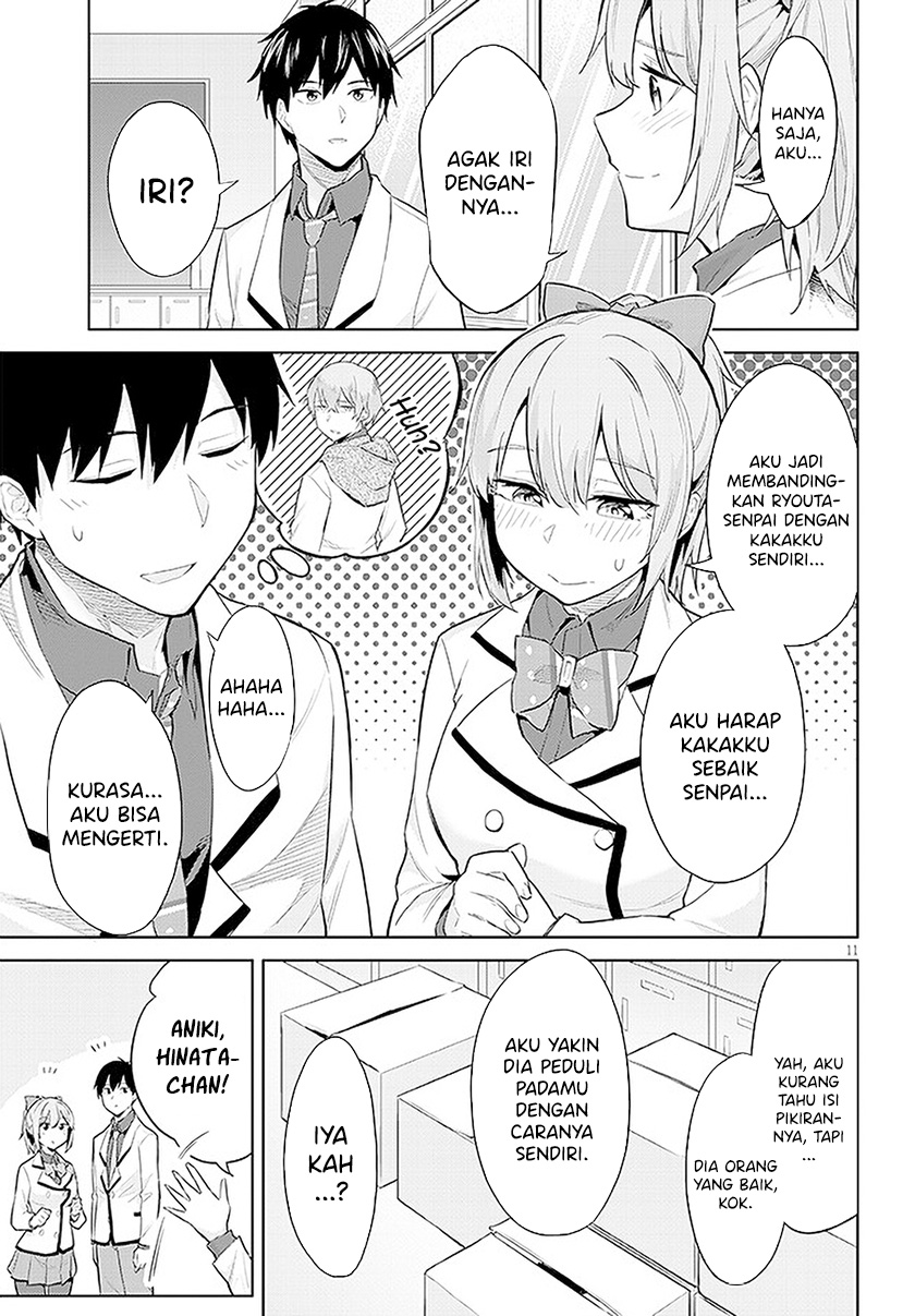 Jitsu wa Gimai (Imouto) deshita. ~Saikin de Kitagiri no Otouto no Kyorikan ga Yatara Chikaiwake~ Chapter 14 Bahasa Indonesia