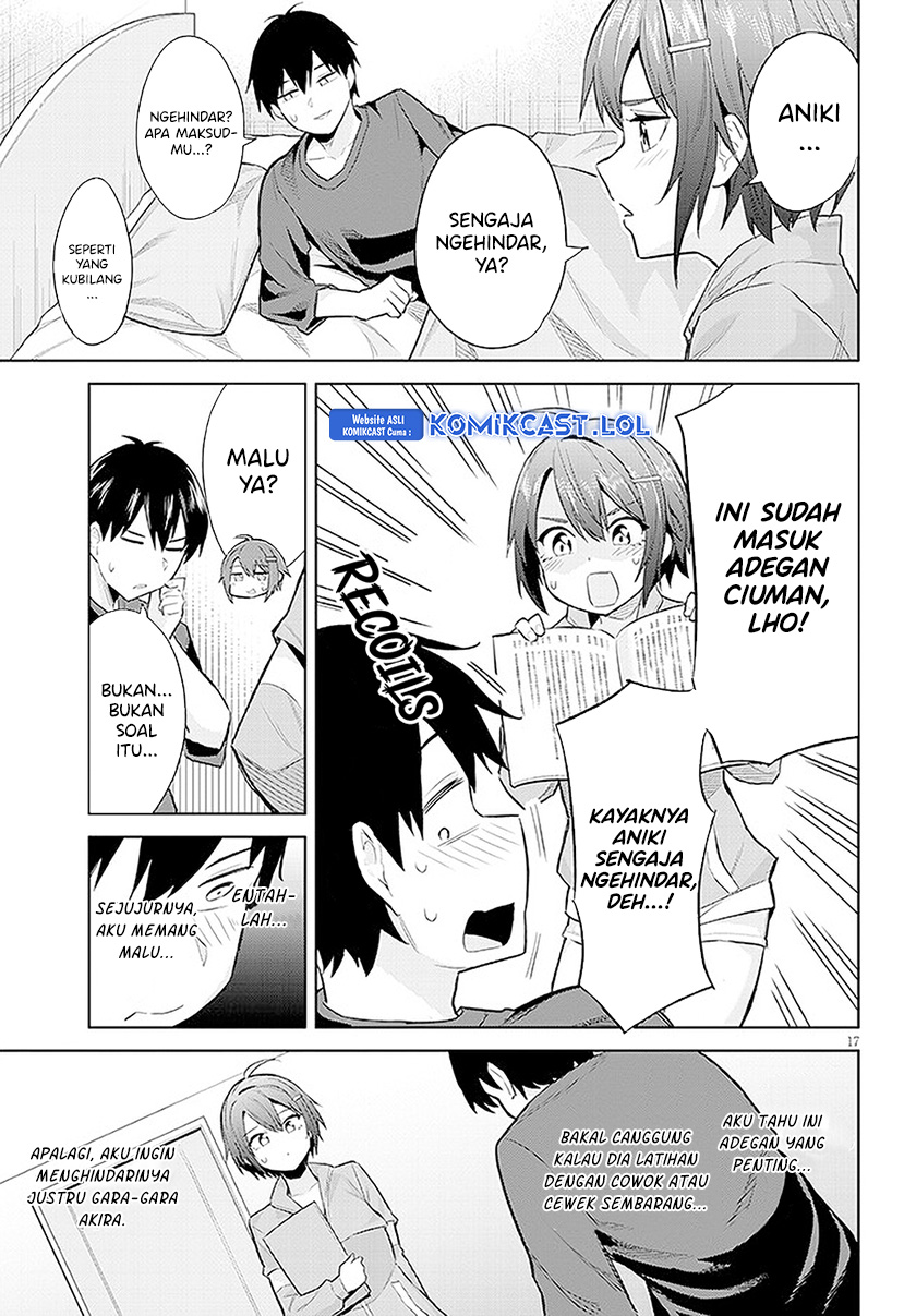 Jitsu wa Gimai (Imouto) deshita. ~Saikin de Kitagiri no Otouto no Kyorikan ga Yatara Chikaiwake~ Chapter 14 Bahasa Indonesia