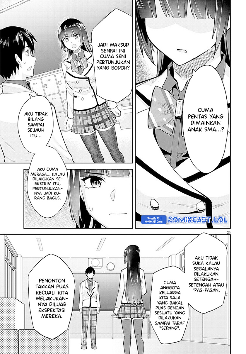 Jitsu wa Gimai (Imouto) deshita. ~Saikin de Kitagiri no Otouto no Kyorikan ga Yatara Chikaiwake~ Chapter 14 Bahasa Indonesia
