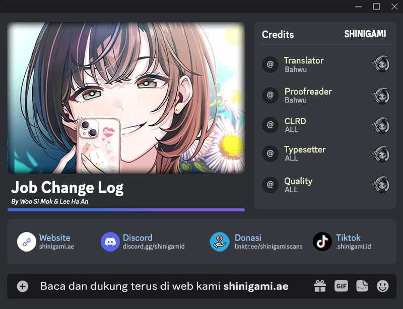 Job Change Log chapter 11