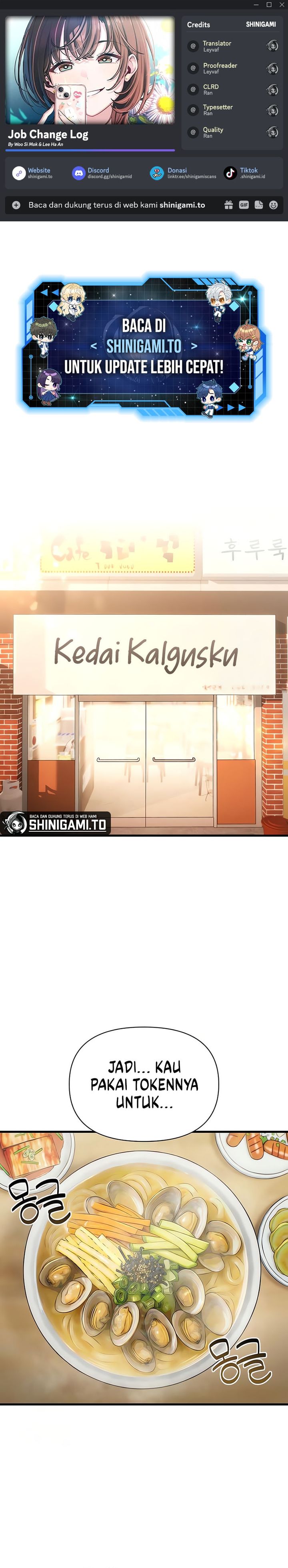 Job Change Log chapter 33
