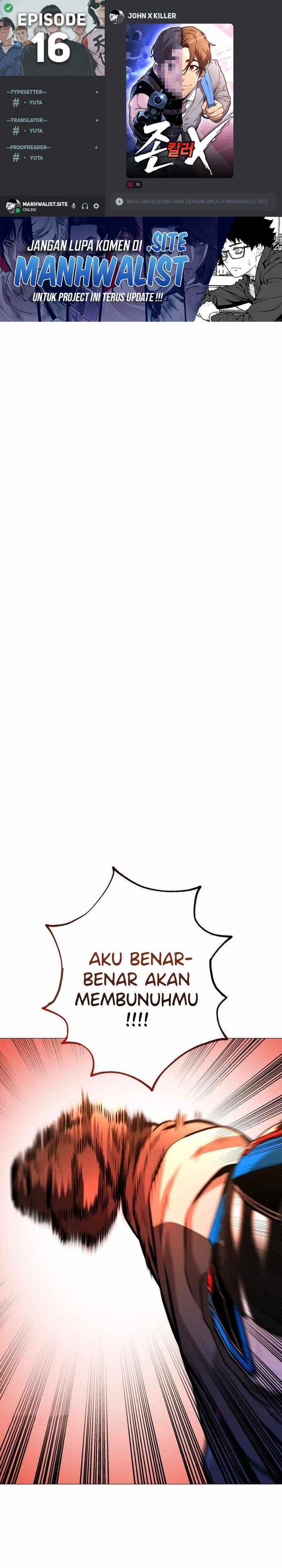 John X Killer Chapter 16 Bahasa Indonesia