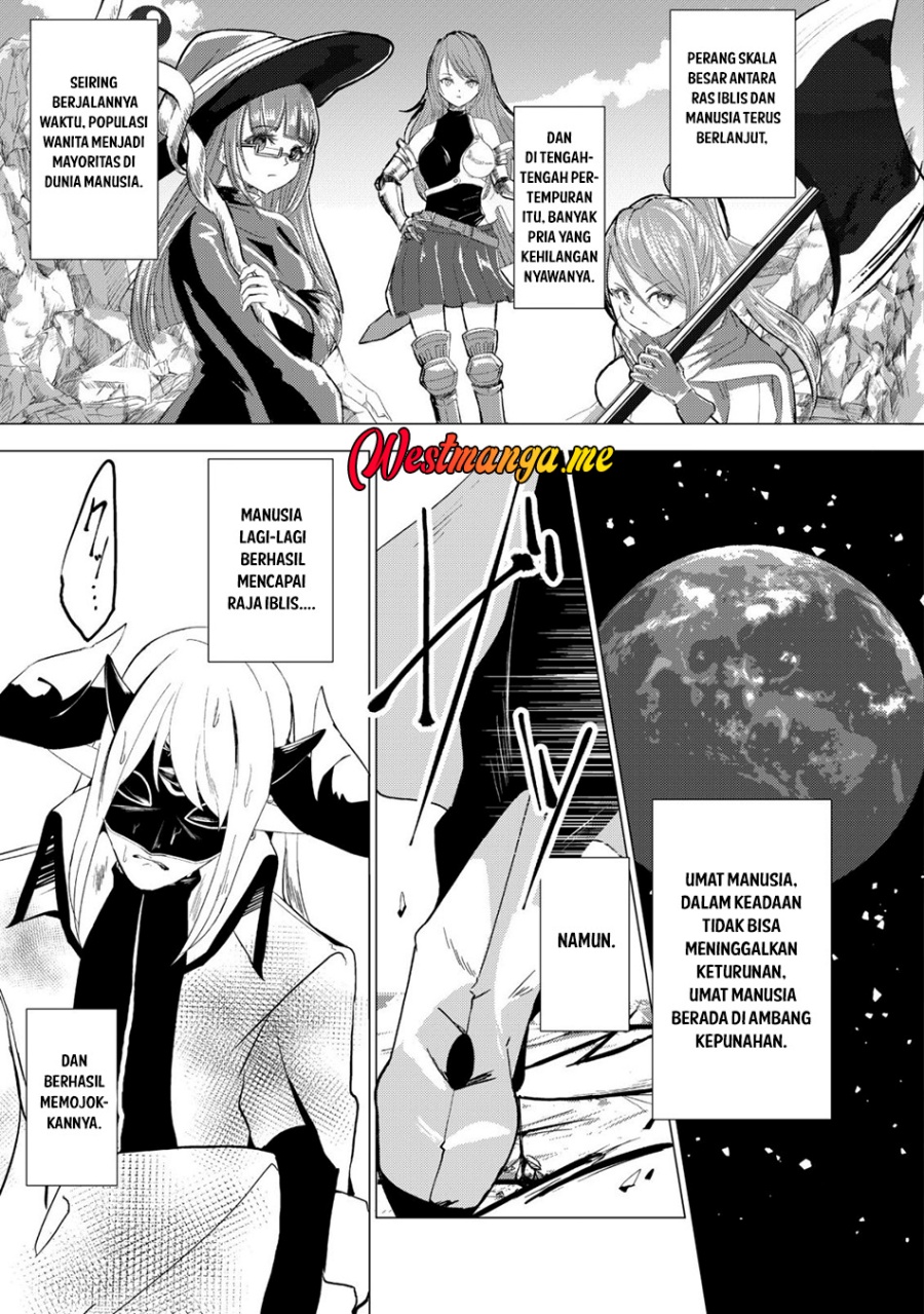 Joudan de Onna Yuusha-tachi wo Kudoita Daimaou, Sarawarete Kyousei Shinkon Seikatsu Chapter 01 Bahasa Indonesia