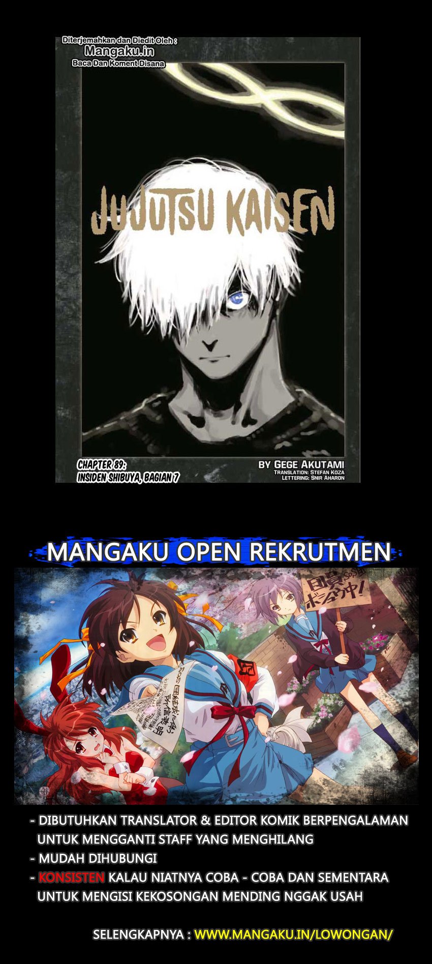 Jujutsu Kaisen Chapter 89 Bahasa Indonesia