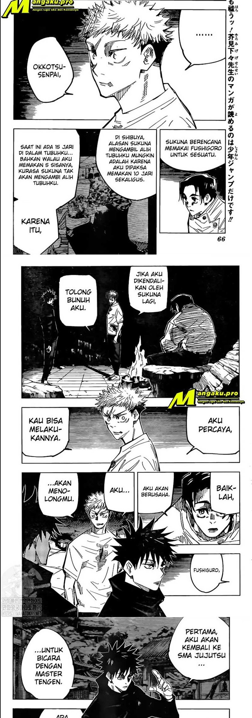 Jujutsu Kaisen Chapter 144 Bahasa Indonesia