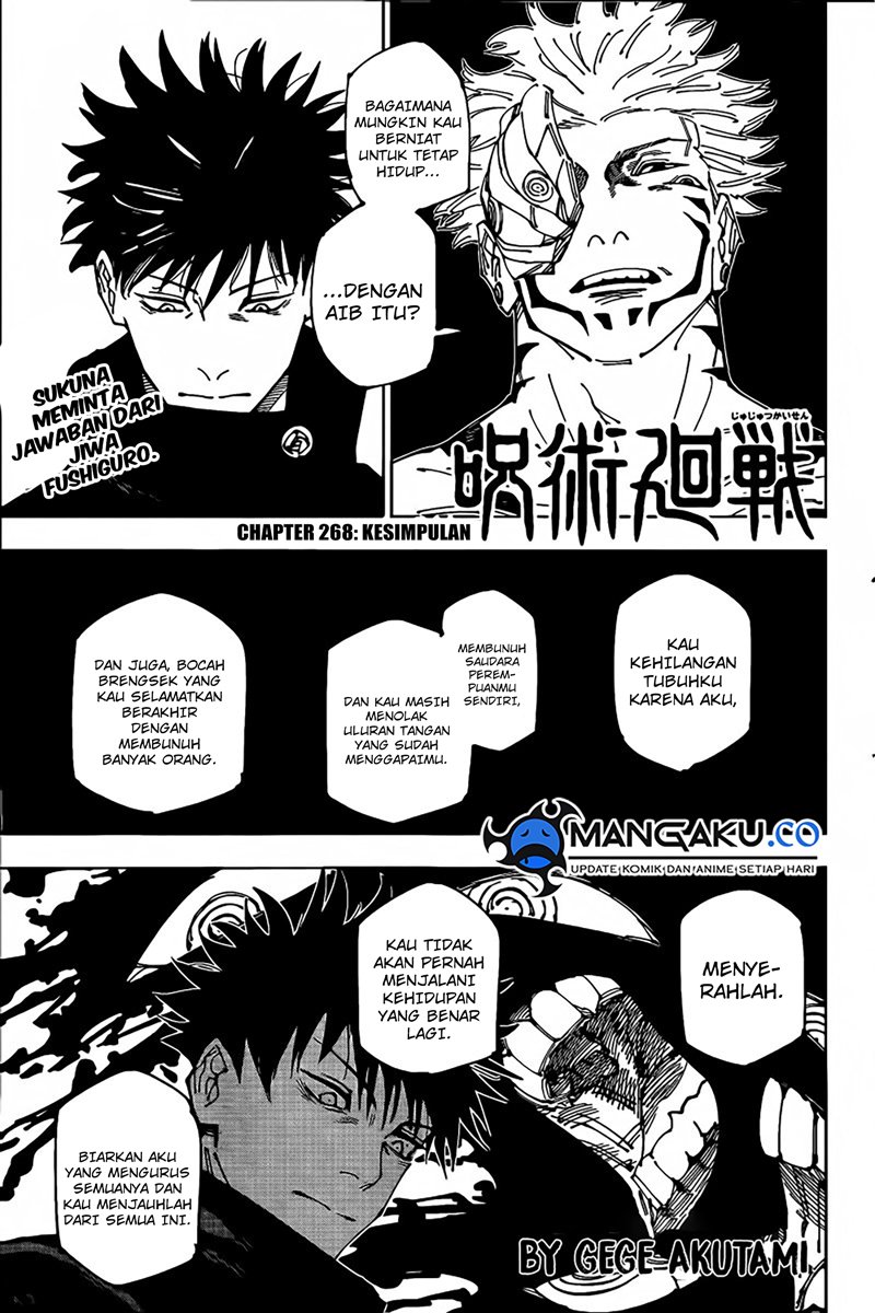 Dilarang COPAS - situs resmi www.mangacanblog.com - Komik jujutsu kaisen 268 - chapter 268 269 Indonesia jujutsu kaisen 268 - chapter 268 Terbaru 1|Baca Manga Komik Indonesia|Mangacan