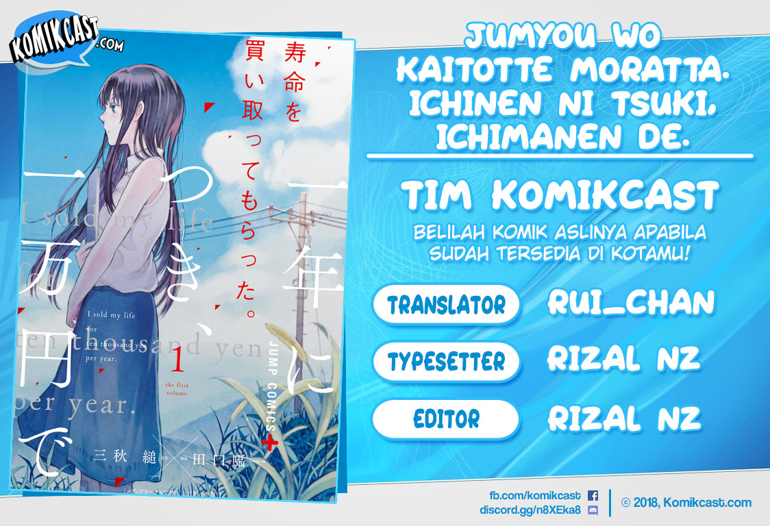 Jumyou wo Kaitotte Moratta. Ichinen ni Tsuki, Ichimanen de. chapter 6