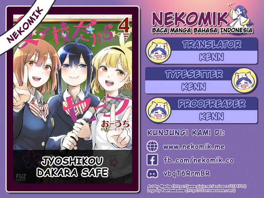 Jyoshikou Dakara Safe Chapter 10 Bahasa Indonesia