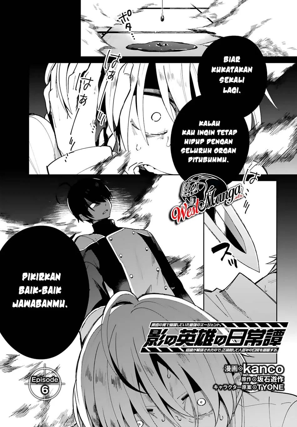 Kage no Eiyuu no Nichijou-tan Chapter 06 Bahasa Indonesia