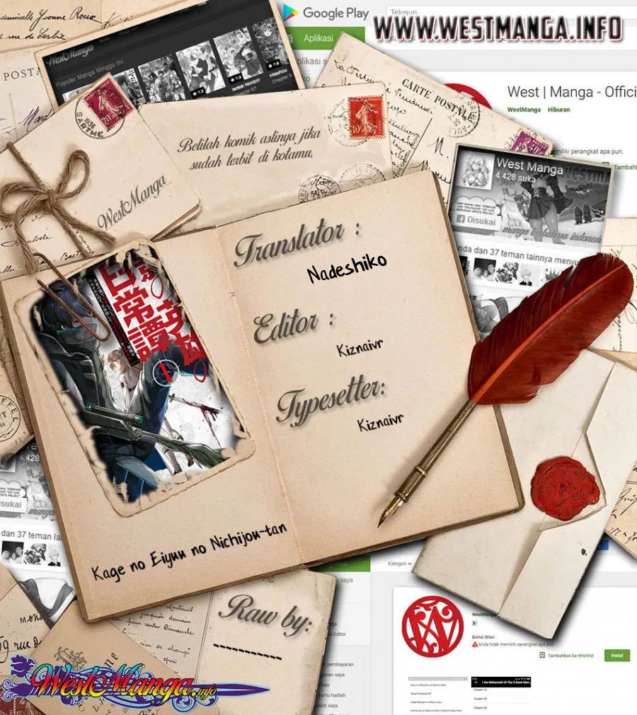 Kage no Eiyuu no Nichijou-tan Chapter 06 Bahasa Indonesia