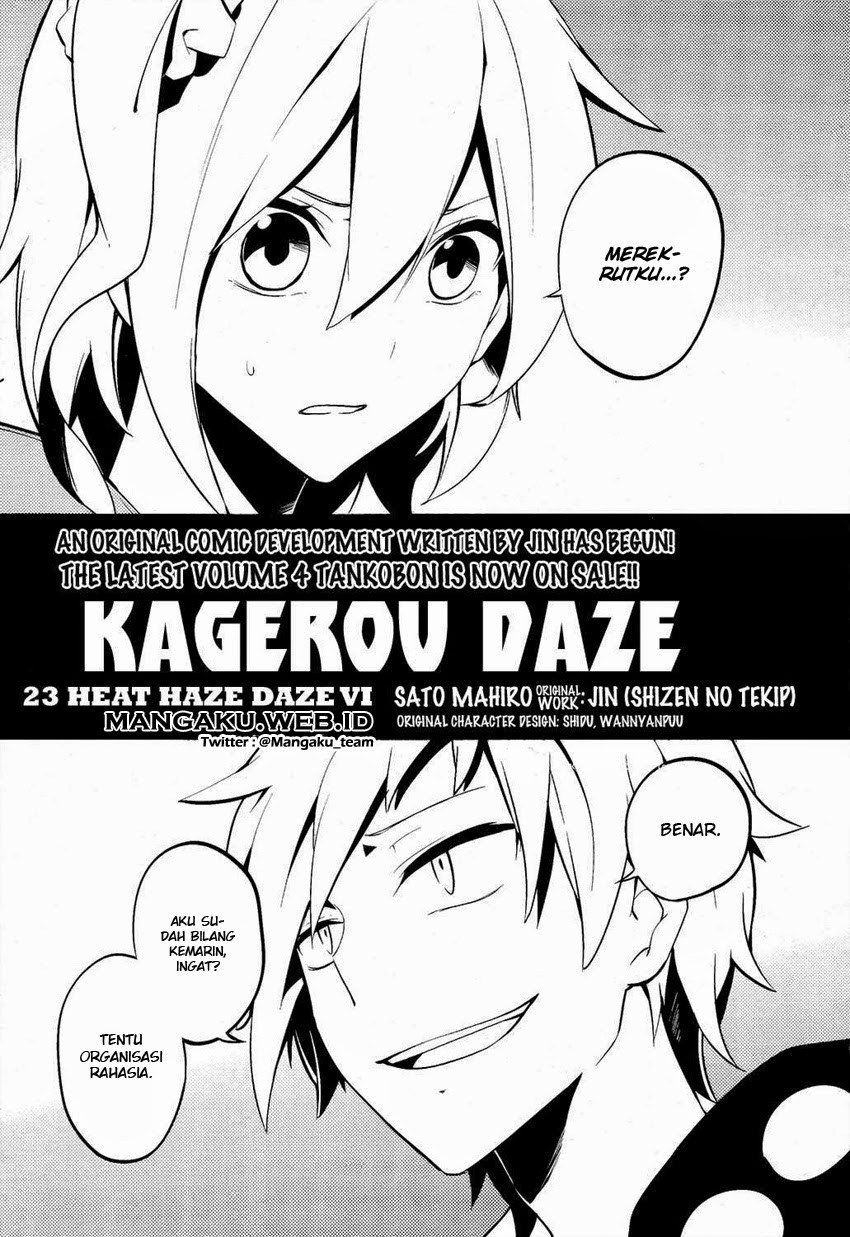 Kagerou Daze Chapter 23 Bahasa Indonesia
