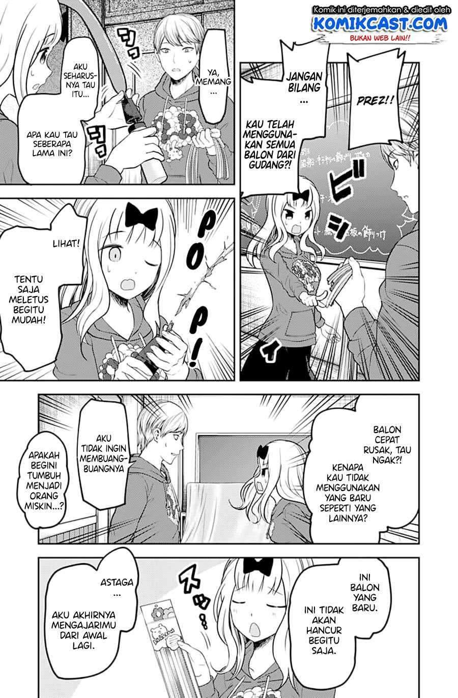 Kaguya-sama wa Kokurasetai: Tensai-tachi no Renai Zunousen Chapter 118 Bahasa Indonesia
