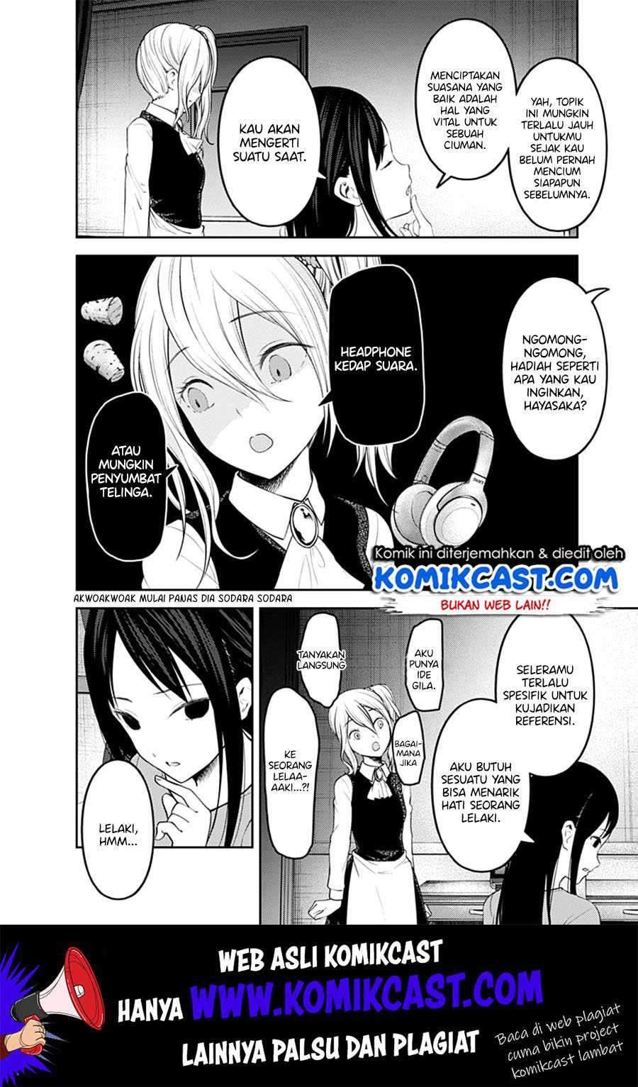 Kaguya-sama wa Kokurasetai: Tensai-tachi no Renai Zunousen Chapter 153 Bahasa Indonesia