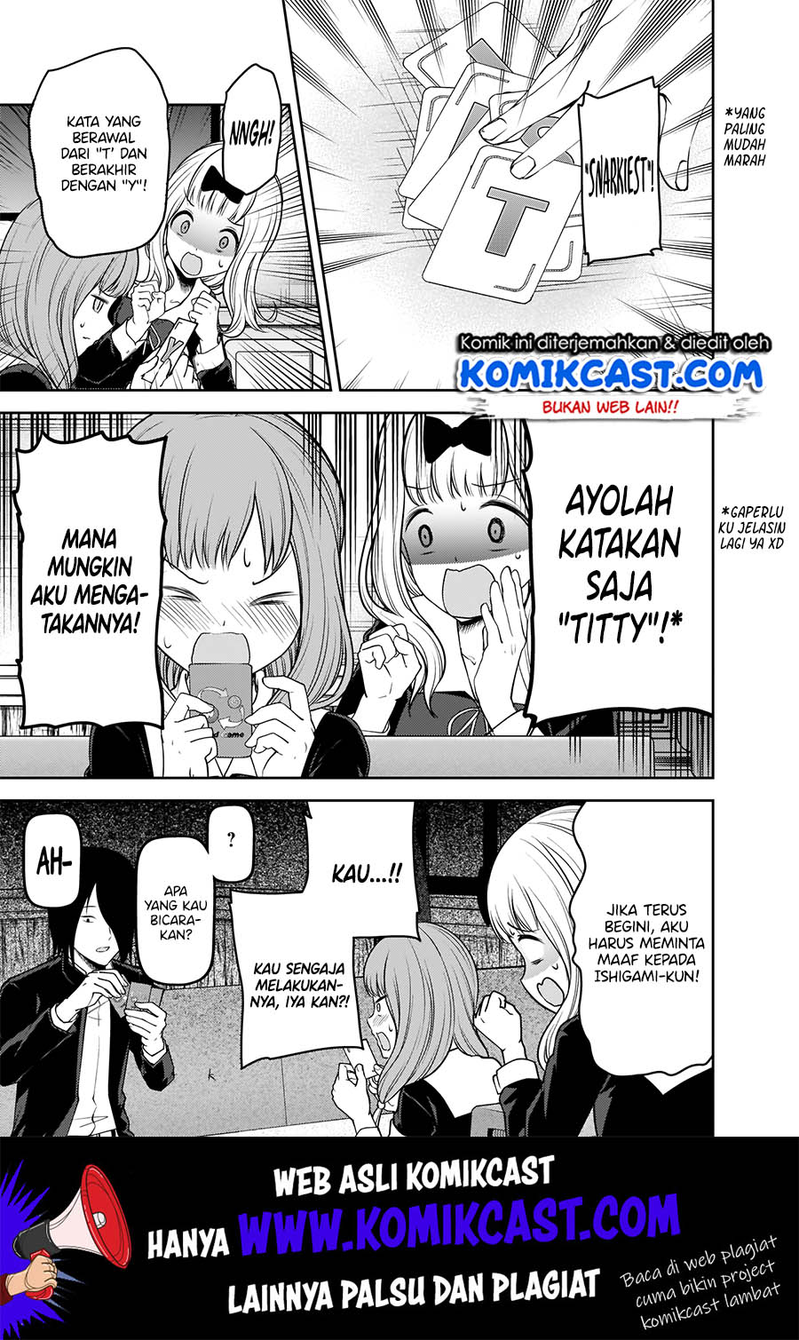 Kaguya-sama wa Kokurasetai: Tensai-tachi no Renai Zunousen chapter 188