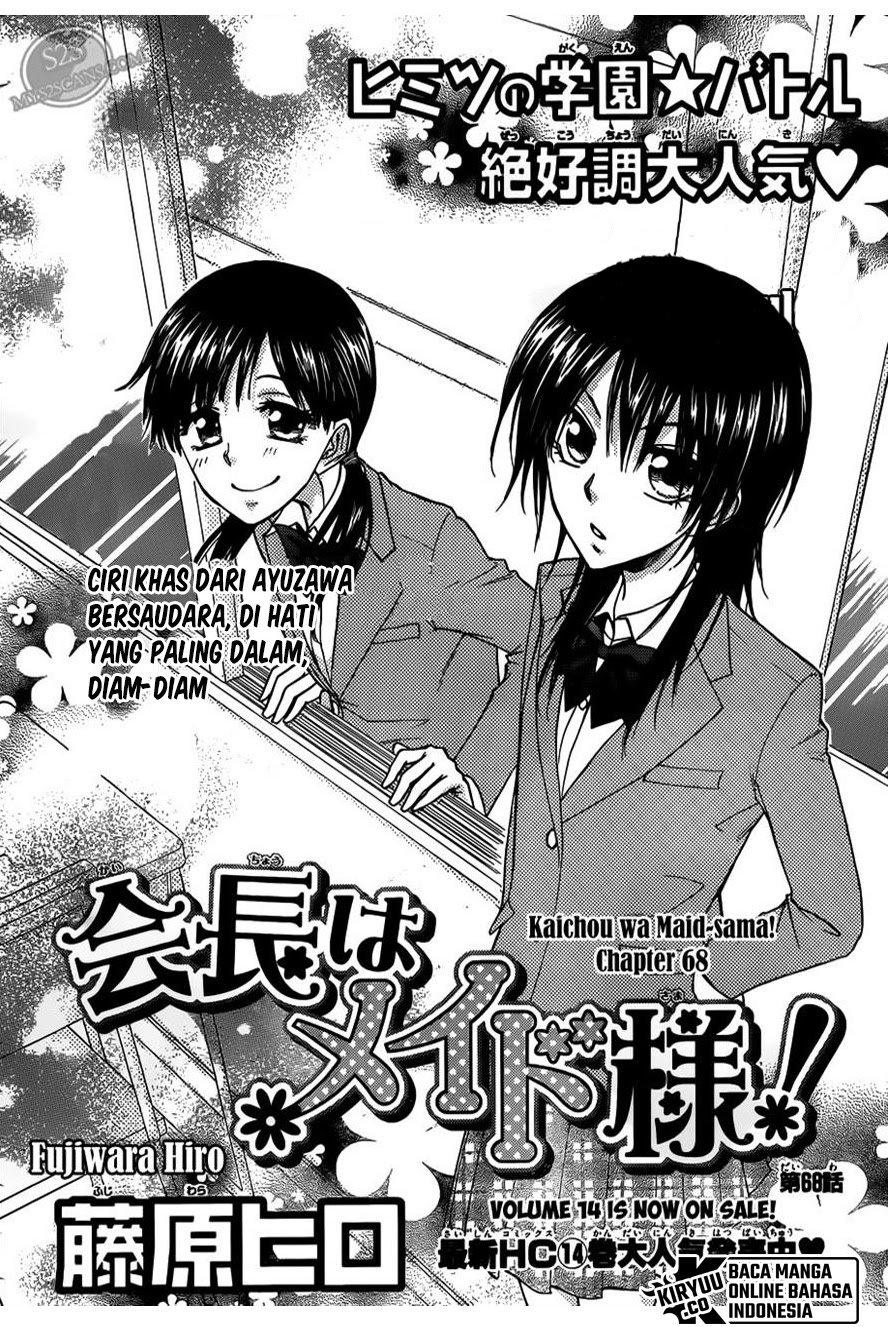 Kaichou Wa Maid Sama Chapter 68 Bahasa Indonesia