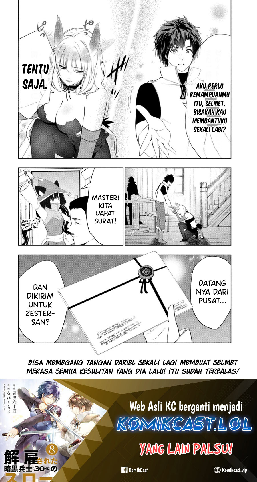 Kaiko sareta Ankoku Heishi (30-dai) no Slow na Second Life Chapter 44 Bahasa Indonesia