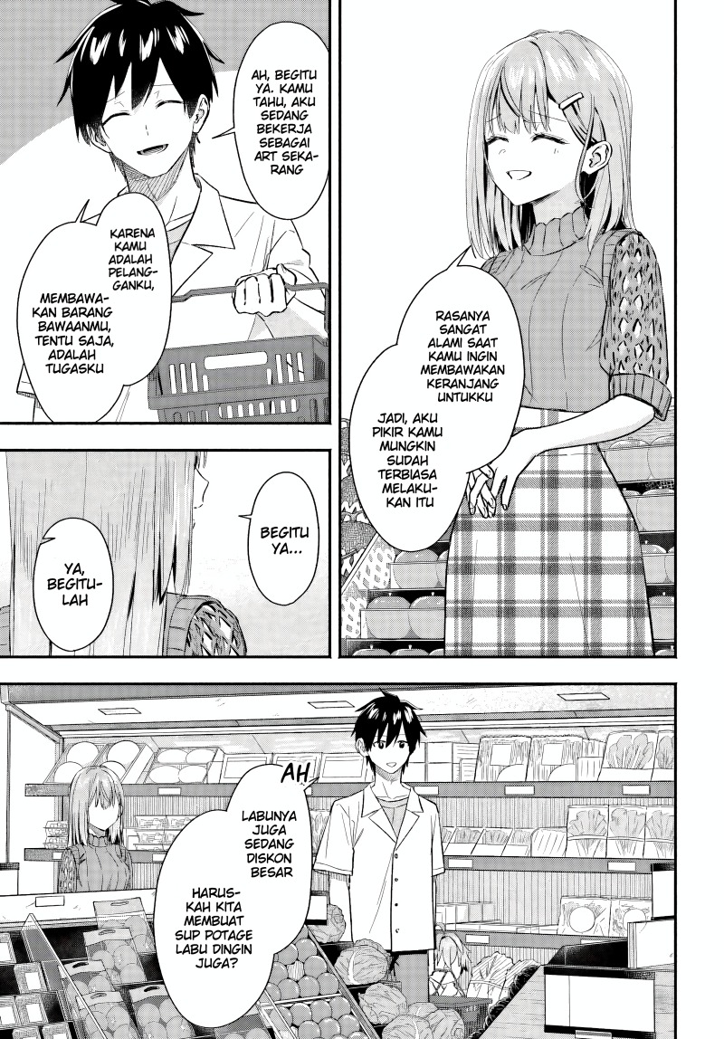 Kajidaikou no Arbeit wo Hajimetara Gakuen Ichi no Bishoujo no Kazoku ni Kiniirarechaimashita chapter 5