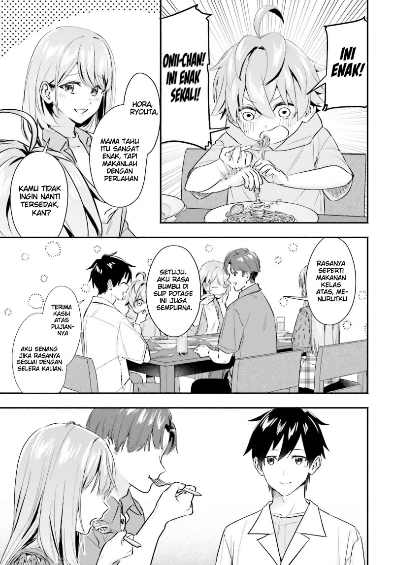 Kajidaikou no Arbeit wo Hajimetara Gakuen Ichi no Bishoujo no Kazoku ni Kiniirarechaimashita chapter 5