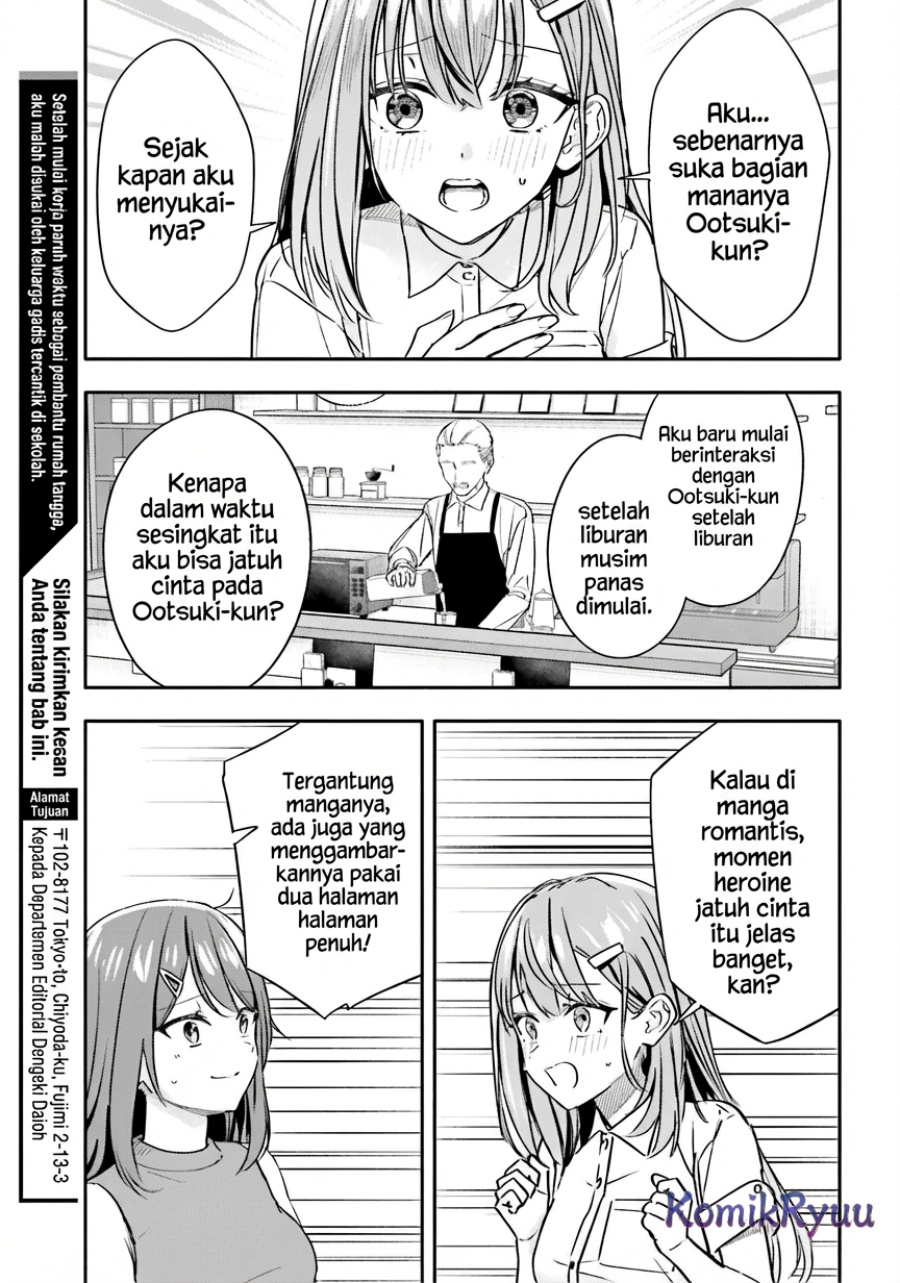 Kajidaikou no Arbeit wo Hajimetara Gakuen Ichi no Bishoujo no Kazoku Chapter 11 Bahasa Indonesia