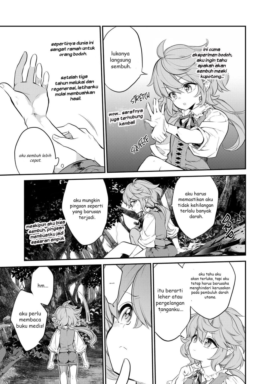 Kaketa Tsuki no Mercedes ~Kyuuketsuki no Kizoku ni Tensei Shitakedo Sute Rare Sounanode Dungeon o Seiha Suru~ Chapter 02 Bahasa Indonesia