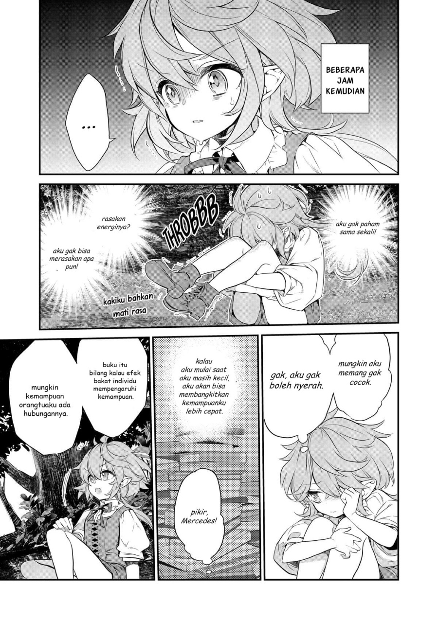 Kaketa Tsuki no Mercedes ~Kyuuketsuki no Kizoku ni Tensei Shitakedo Sute Rare Sounanode Dungeon o Seiha Suru~ Chapter 02 Bahasa Indonesia