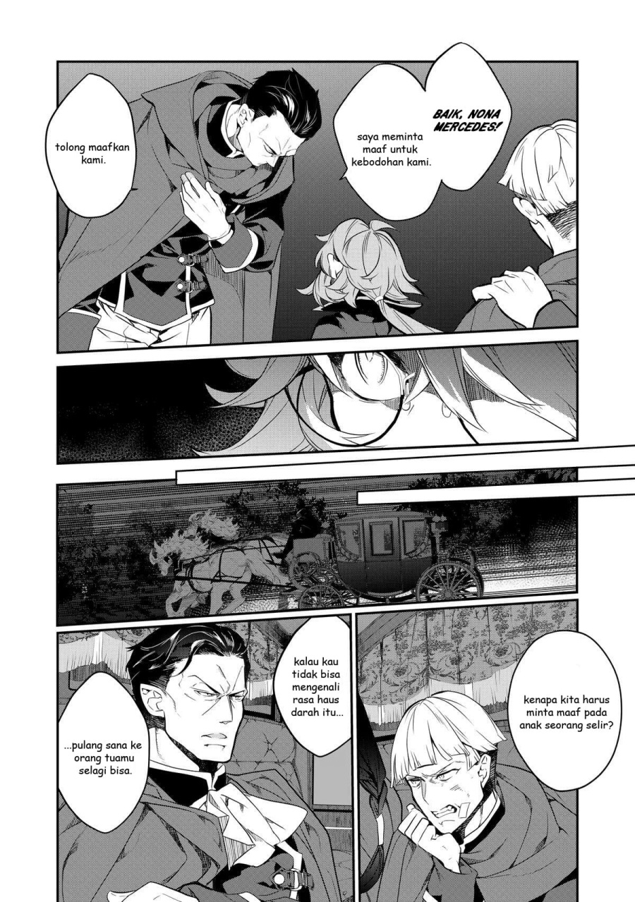 Kaketa Tsuki no Mercedes ~Kyuuketsuki no Kizoku ni Tensei Shitakedo Sute Rare Sounanode Dungeon o Seiha Suru~ Chapter 12 Bahasa Indonesia