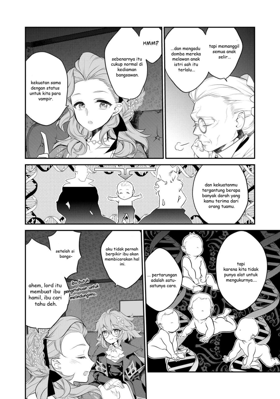 Kaketa Tsuki no Mercedes ~Kyuuketsuki no Kizoku ni Tensei Shitakedo Sute Rare Sounanode Dungeon o Seiha Suru~ Chapter 12 Bahasa Indonesia