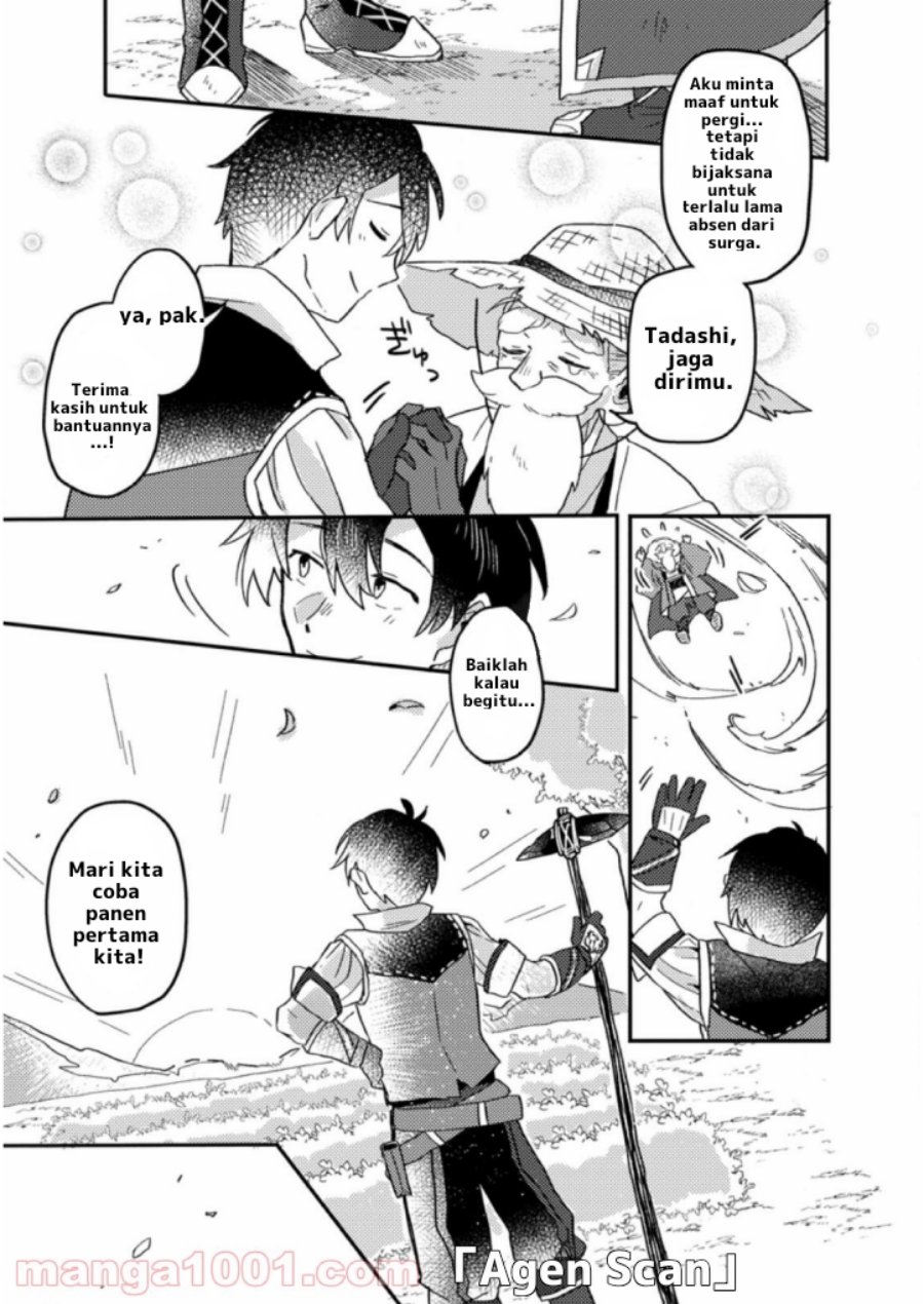 Kamigami no Kago de Seisan Kakumei Chapter 02.3 Bahasa Indonesia