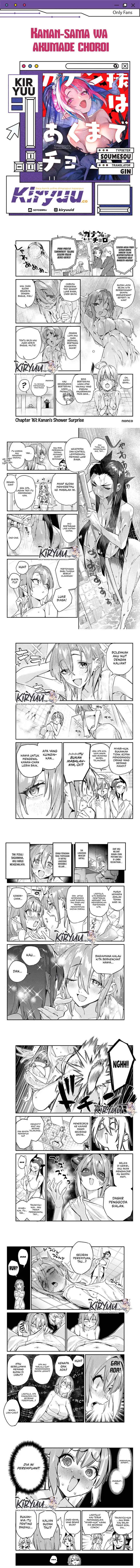 Kanan-sama wa Akumade Choroi Chapter 161 Bahasa Indonesia