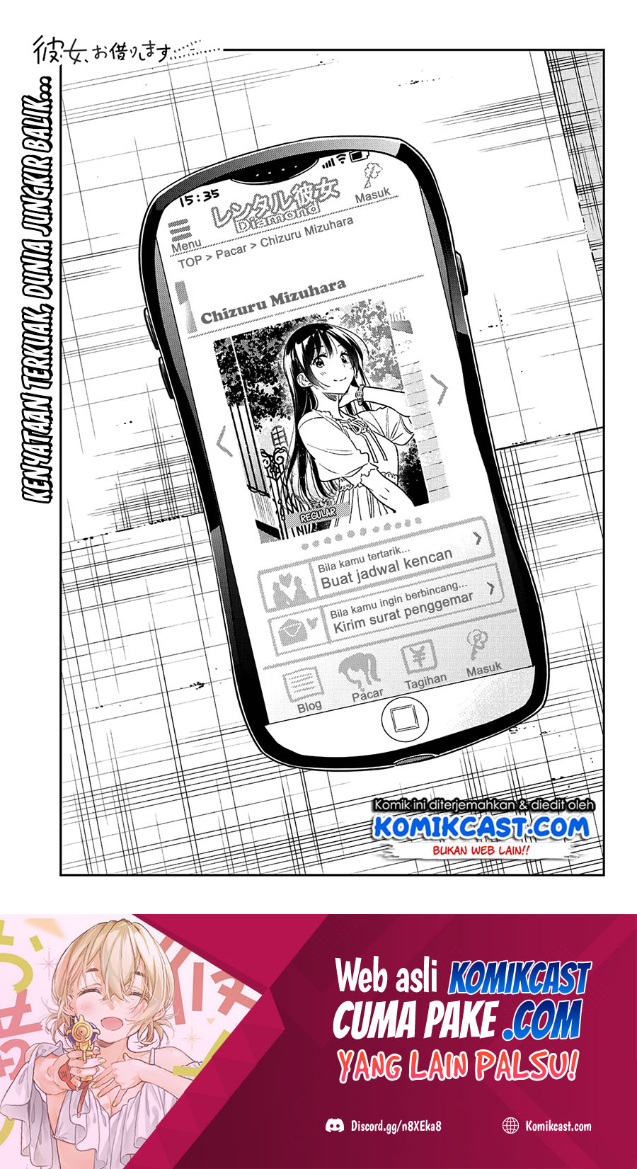 Dilarang COPAS - situs resmi www.mangacanblog.com - Komik kanojo okarishimasu 221 - chapter 221 222 Indonesia kanojo okarishimasu 221 - chapter 221 Terbaru 1|Baca Manga Komik Indonesia|Mangacan