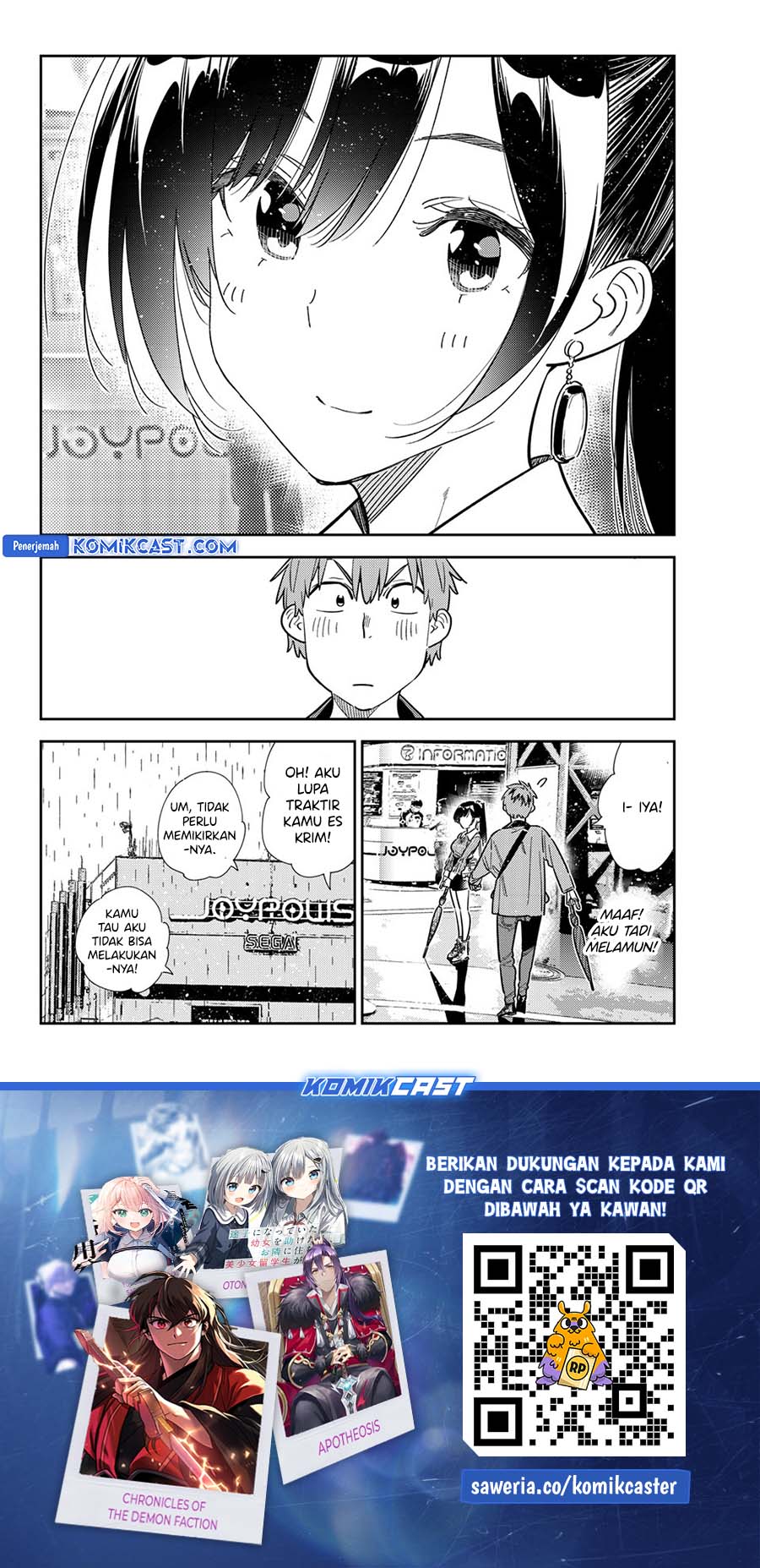 Kanojo, Okarishimasu chapter 374
